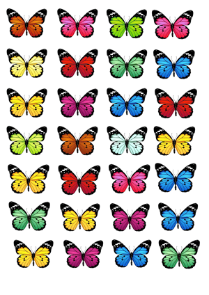 Schmetterlinge - Funbakery